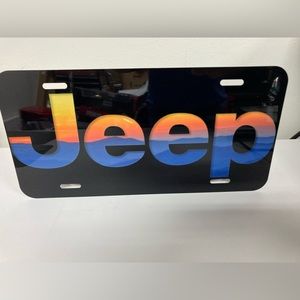 COPY - COPY - Jeep Logo License Plate